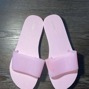 Stylish Pink Slide Sandals